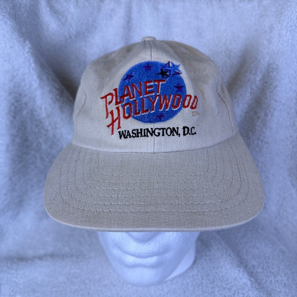 Planet Hollywood Vintage Washington DC 1995 Cap‎ Hat Snapback Made In USA